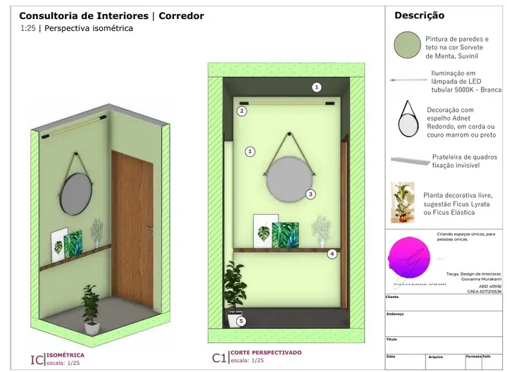 Consultoria de Interiores: planejamento personalizado para seu espaço
